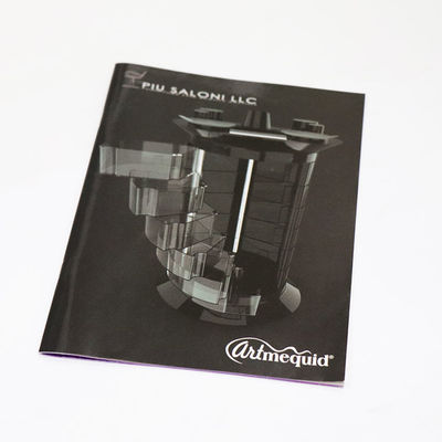 Folded Flyer Softcover Book Printing Leaflet