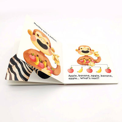 CMYK Custom Board Book Printing Softcover Customization