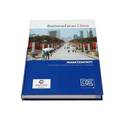 Sewing Binding Hardcover Book Printing For Overseas Culture Introduction Book