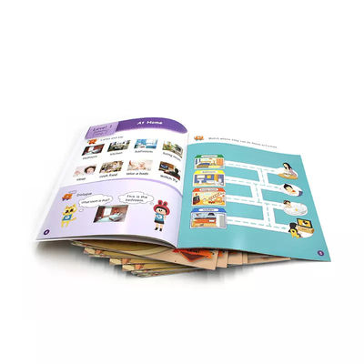 Matte Text Book Printing With Smooth Offset Paper 120gsm