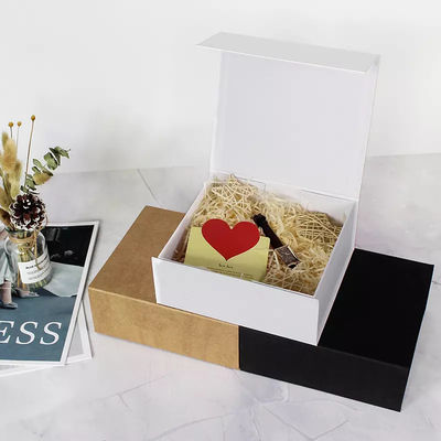 Plain Size Magnetic Gift Box Pink White Black