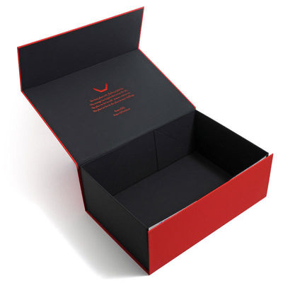 Custom Printing Flap Open Magnetic Foldable Packaging Gift Box for Clothing Shoe