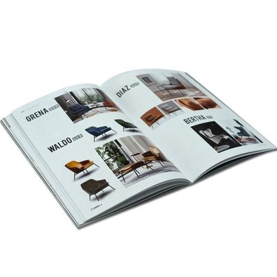 Advertising Brochures Softcover Book Printing 30 Pages Custom Offset Printing