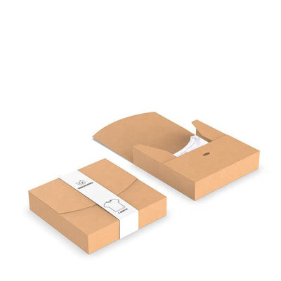 Customized Clothing Packing Boxes  T shirt Kraft Apparel Boxes