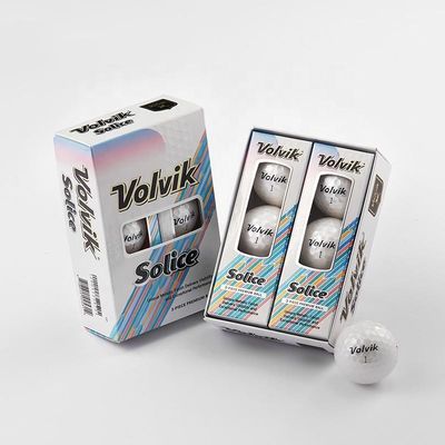 OEM 12 Golf Ball Sleeve Gift Box With Transparent Window