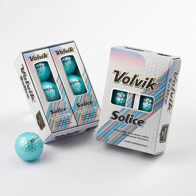 OEM 12 Golf Ball Sleeve Gift Box With Transparent Window