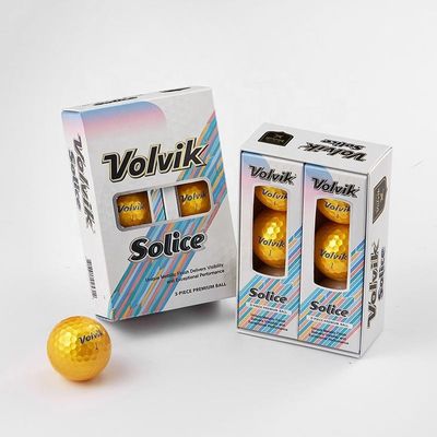 OEM 12 Golf Ball Sleeve Gift Box With Transparent Window