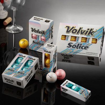 OEM 12 Golf Ball Sleeve Gift Box With Transparent Window