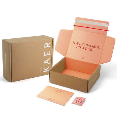 Tear Strip Postal Custom Printed Cardboard Mailers