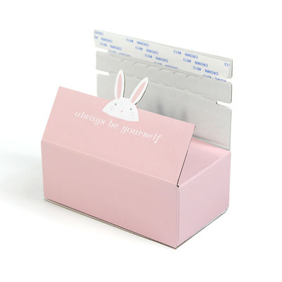 Sturdy Storage Foldable Corrugated Carton Custom Closing Self Stick Zipper Mailer Box Packaging