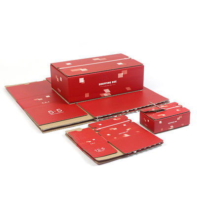 Custom Quick Seal Peel Off Box Self Seal Postal Kraft Zipper Carton Box Adhesive Tear Strips