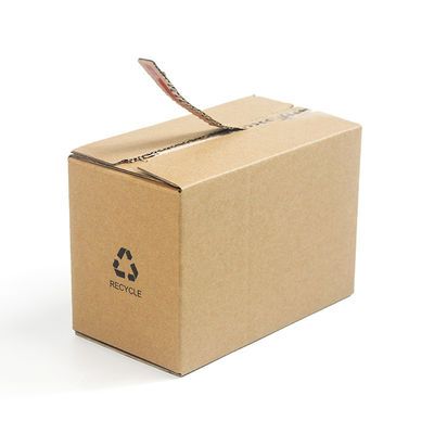 Custom Corrugated Zipper Carton Box Easy Tear Cardboard Peel Off Box For Clothing
