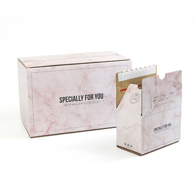 FSC Free Design One-Step Service Zipper Carton Box Corrugated Peel Off Storage Boxes