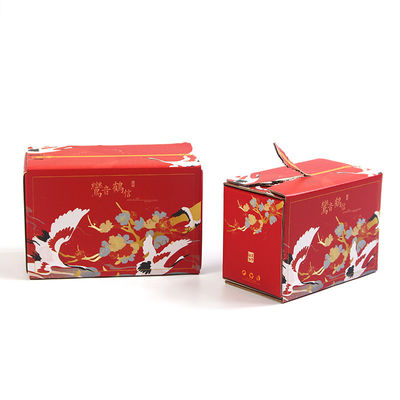 Corrugated Tear Strip Box Custom Logo Zipper Tear Open Packaging Self Seal Paper Box