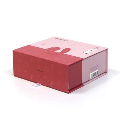 Custom Printing Pink Adult Products Folding Magnetic Gift Box With Windows