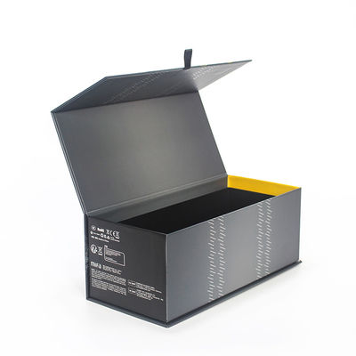 Flashlight Folding Magnetic Cardboard Gift Box with Matt Lamination Corrugated Board
