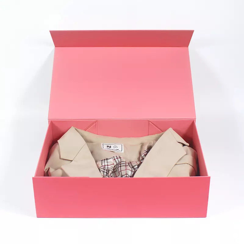 Plain Size Magnetic Gift Box Pink White Black