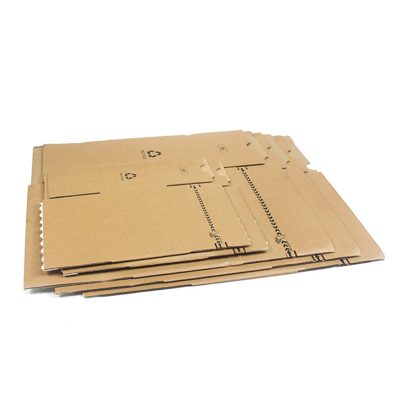 Custom Corrugated Zipper Carton Box Easy Tear Cardboard Peel Off Box For Clothing