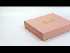 Gold Stamp Pink Printing Folding Magnetic Gift Box